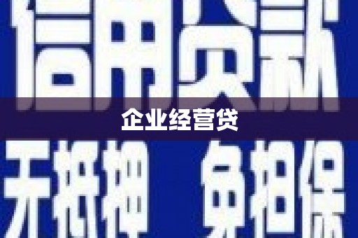 沙雅企业经营贷