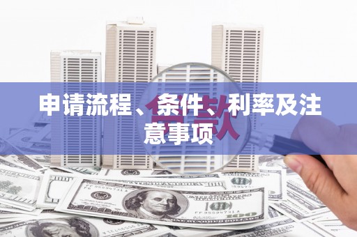 沙雅申请流程、条件、利率及注意事项