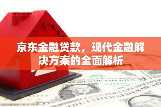 沙雅京东金融贷款，现代金融解决方案的全面解析