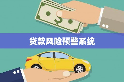 沙雅贷款风险预警系统