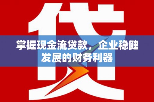 沙雅掌握现金流贷款，企业稳健发展的财务利器