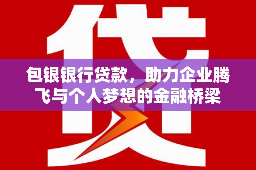 沙雅包银银行贷款，助力企业腾飞与个人梦想的金融桥梁