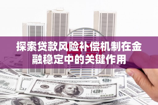 沙雅探索贷款风险补偿机制在金融稳定中的关键作用