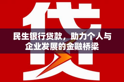 沙雅民生银行贷款，助力个人与企业发展的金融桥梁