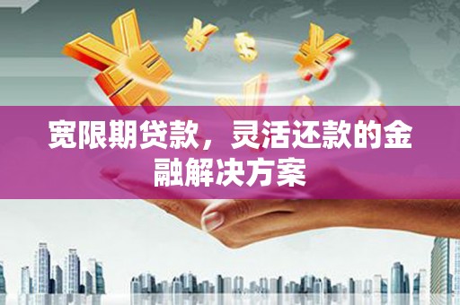 沙雅宽限期贷款，灵活还款的金融解决方案