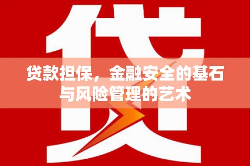 沙雅贷款担保，金融安全的基石与风险管理的艺术