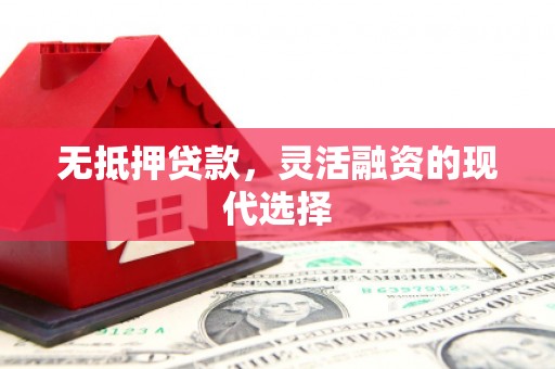 沙雅无抵押贷款，灵活融资的现代选择