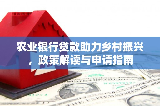 沙雅农业银行贷款助力乡村振兴，政策解读与申请指南