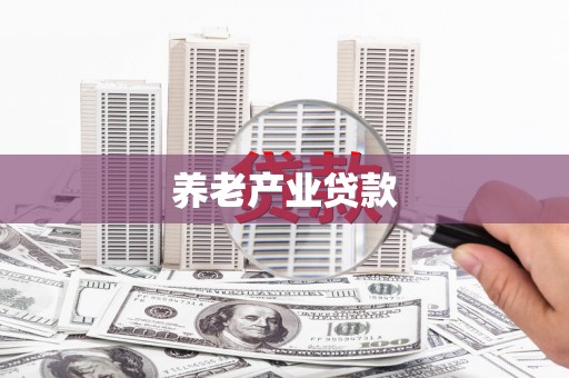 沙雅养老产业贷款