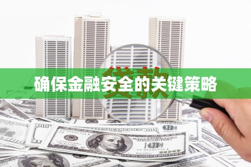 沙雅确保金融安全的关键策略